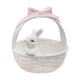 thumbnail image 3 of Canasta Cerámica Conejito Pascua Blanco, 3 of 3