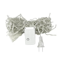 Magideal - Cadena De Luces Navideñas Con Enchufe De 5M De Largo, Luces De Hadas Colgantes, 8 Modos Para Aniversario, Dormitorio, Patio Trasero, Decoración Luz Blanca