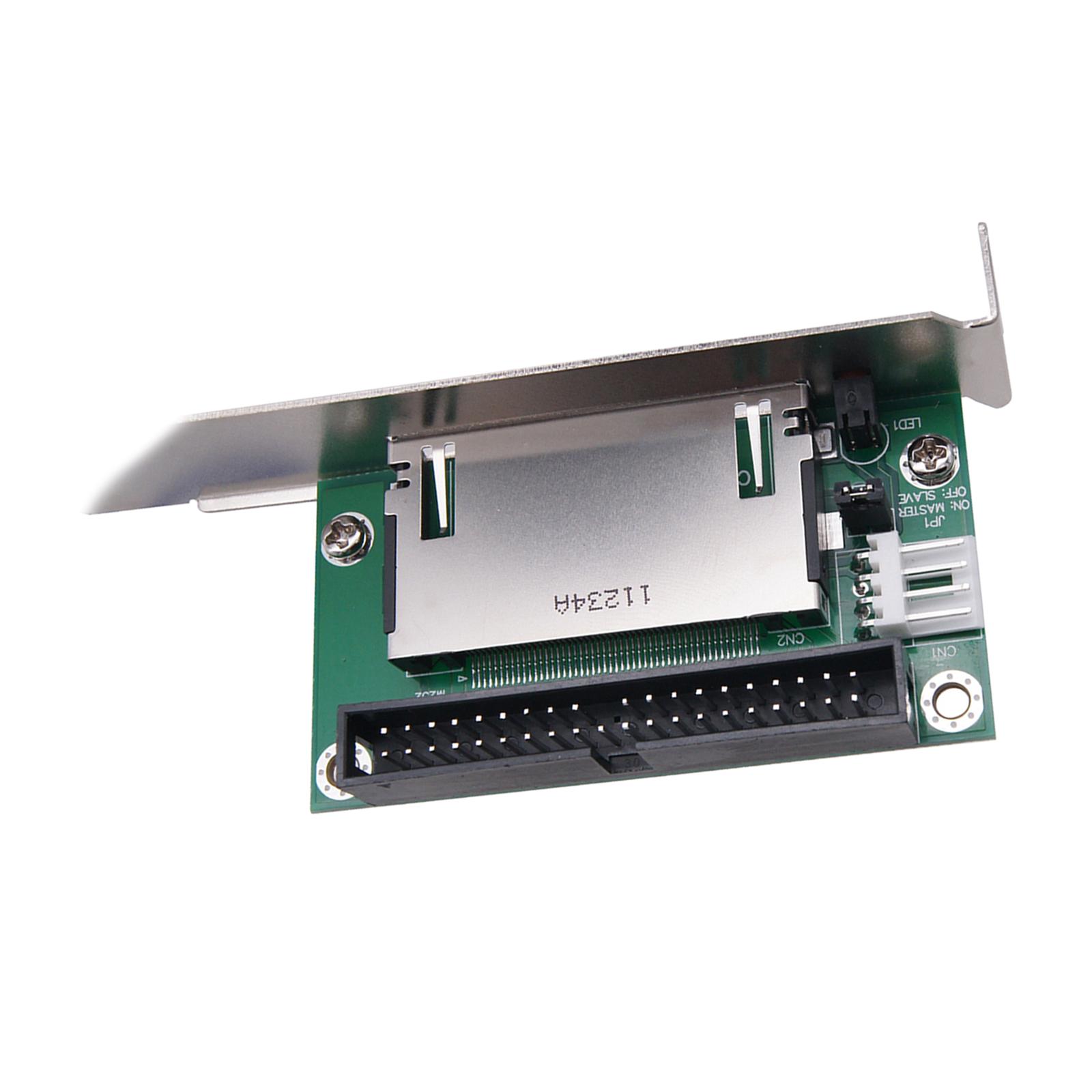 Magideal - Adaptador Cf A Ide Con Soporte Adaptador De Arranque Cf Compact Flash 3 5 Ide Convertidor Panel Trasero Conector Para Computadora De