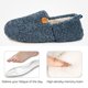 thumbnail image 4 of Zapatillas EverFoams para mujer, suaves y rizadas, de espuma viscoelástica, color azul, 4 of 7
