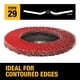 thumbnail image 3 of Disco de solapa DEWALT DWA8280 40G T29 Xp Ceramic 115 mm x 22 mm, 3 of 3