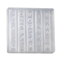 Magideal - Modelo De Silicona Con Forma De Concha, Modelo Moderno Para Decoración De Uñas, Accesorios, Tallado De Concha De Uñas Portátil Para Artículos Pequeños