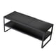 thumbnail image 3 of Soporte Para Monitor De Computadora Soporte Para Monitor Resistente Para Apartamentos Computadora Portátil De Escritorio 2 Niveles Negro, 3 of 5