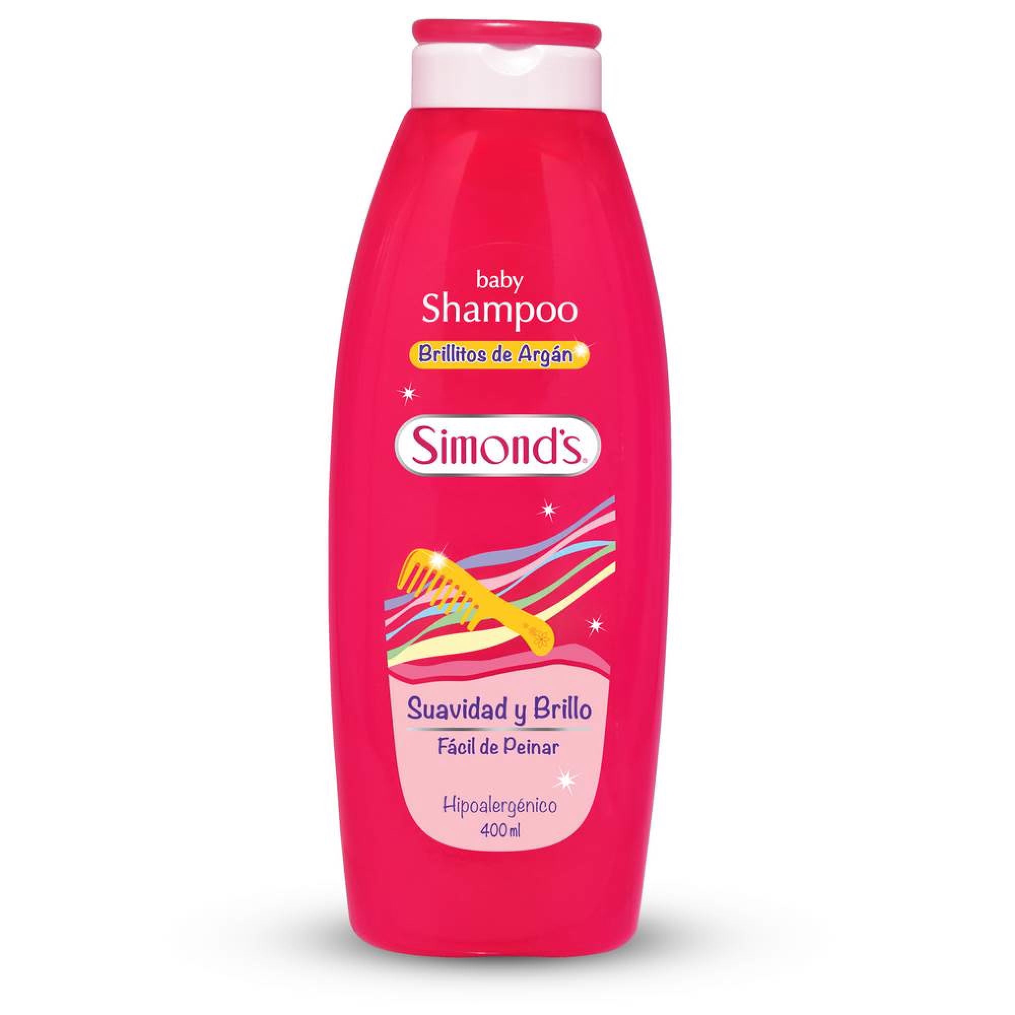 Shampoo Brillitos De Argán Botella 400 ml Simond’s