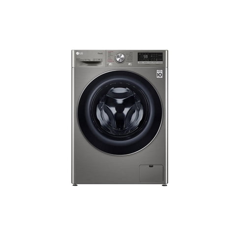 Lavadora Secadora Lg 12 Kg 7 Kg Carga Frontal Wd12Vvc4S6C Ai Dd Gris Oscuro