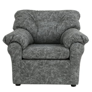 Muebles América - Sofá América 1 Cuerpo Cuero Auris Gris