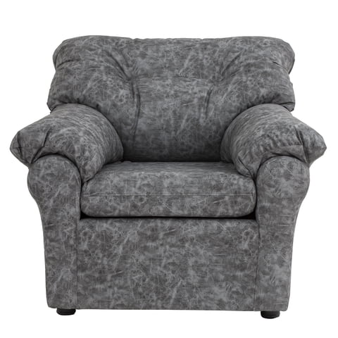 Muebles América - Sofá América 1 Cuerpo Cuero Auris Gris