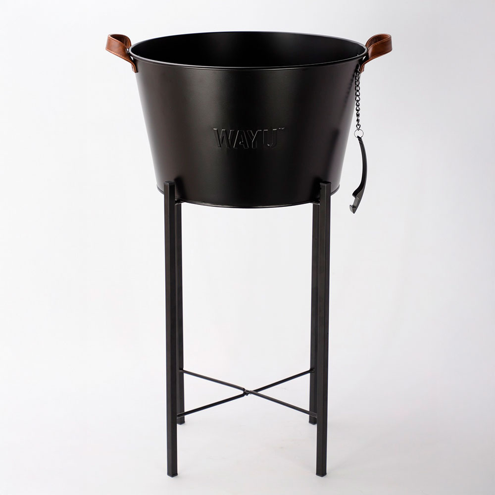 Hielera Metálica Rack + Abridor Cerveza Wayu