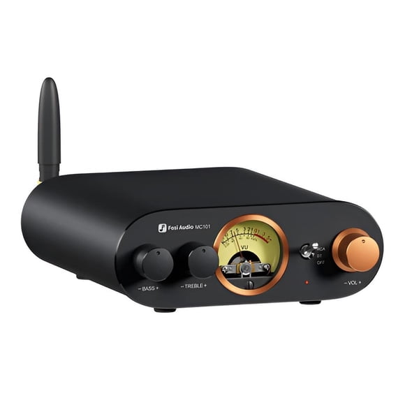 Amplificador Bluetooth Con Medidor Vu Fosi Audio Mc101