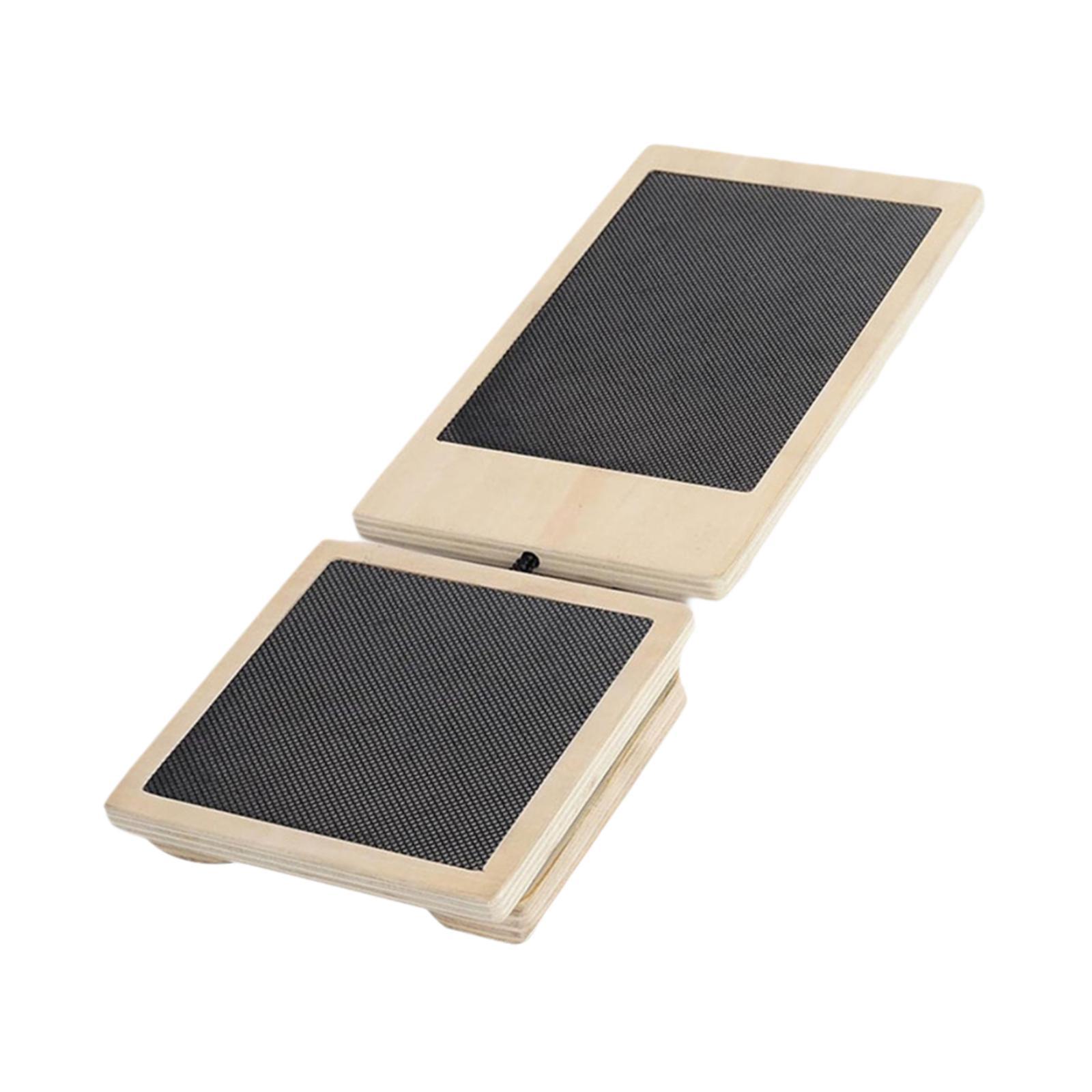 Magideal - Tabla De Equilibrio De Madera, Correctores De Postura, Ejercitador Para Mujeres Y Hombres, Tabla De Oscilación Antideslizante, Camilla De Pie, Tabla