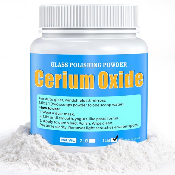 Polvo de óxido de cerio KoolStone 99 %, 1 lb, 1 micra