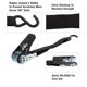 thumbnail image 4 of Juego de 8 correas de trinquete XSTRAP STANDARD 25 cm, 300 kg, 4 of 8