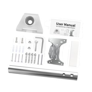 Magideal - Soporte De Techo Gen 3 Kit De Montaje Gen 3 Fácil De Instalar Adaptador De Montaje En Poste Versátil De Acero Inoxidable Accesorio Del Kit De Montaje
