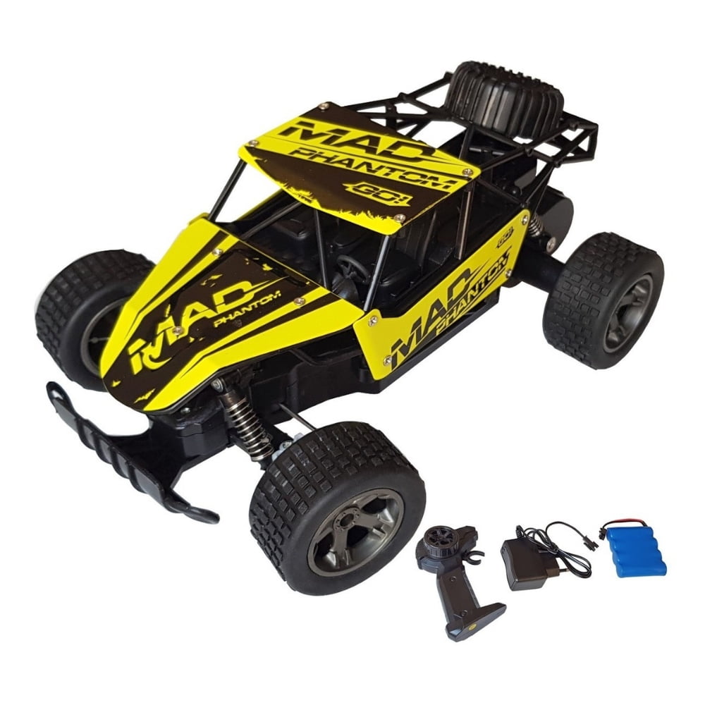 Auto A Control Remoto 2.4g Escala 1:18 Amarillo Otuti