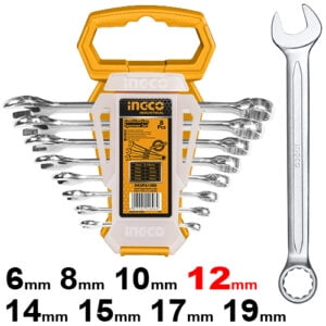 Juego De Llaves Punta Corona 6-19mm / 8 Pcs Ingco Hkspa1088