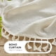 thumbnail image 3 of Cortinas Joydeco Beige Boho de 213 cm de longitud, 2 paneles de 132 x 213 cm, 3 of 8
