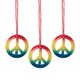 thumbnail image 1 of Collares Fun Express Rainbow Peace Sign, 48 unidades, 1 of 3