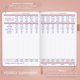 thumbnail image 5 of Libro de ingresos y gastos Clever Fox 21.6x27.9 cm Rosa Dorado, 5 of 6