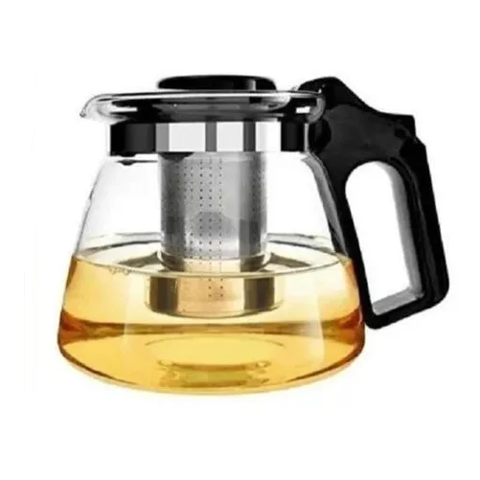 Genérico - Tetera De Vidrio De 900 Ml Con Infusor Metálico