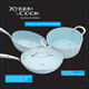 thumbnail image 4 of Set de 3 Sartenes Xtrem Cook Interior Cerámico Antiadherentes de 24cm + Tapa de Vidrio Templado, 4 of 7