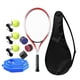 thumbnail image 4 of Entrenador de tenis, pelota de , autopráctica, ejercicio portátil, equipo de entrenamiento de tenis para interiores y exteriores, entrenamiento 3 bolas 3 pegamentos para manos, 4 of 4