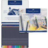 Faber Castell - Lápiz De Color Goldfaberlata Metal Faber-Castell X24 Colores