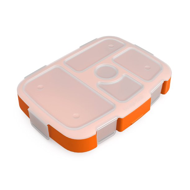 Recipiente para preparación de comidas con estampado infantil de Bentgo con tapa transparente