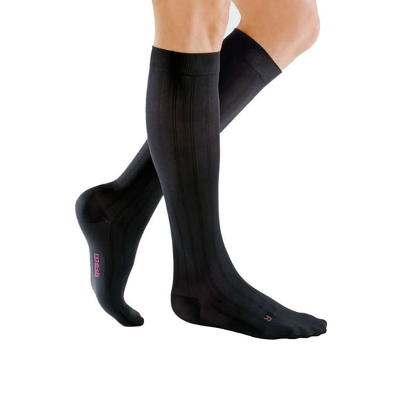 Calcetines de compresión Mediven para hombre Clase 1, Azul Talla V-Medi
