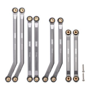 Injora - Set De 4 Eslabones Para Scx24 C10 Jlu Bronco Base Camp Axial 1/24