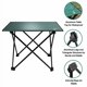 thumbnail image 4 of Mesa auxiliar de camping VILLEY portátil ultraligera de aluminio verde, 4 of 9
