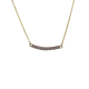 thumbnail image 1 of Collar oro amarillo italiano18k con brillantes swarovski, 1 of 3