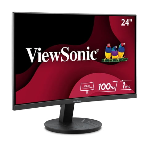 Monitor Viewsonic Va2416C De 24 Pulgadas Full Hd 1080P Curvo