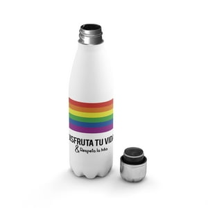 Creango - Botella Agua Termica Lgtb Pride 2 De Acero Inoxidable