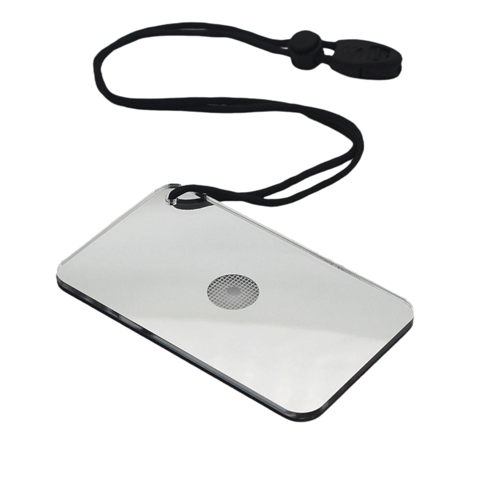 Magideal - Espejo De Señal Reflector De Supervivencia Espejo Reflectante Compacto Espejo De Señalización Para Navegación Al Aire Libre Esquí Aventuras Senderismo