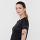 thumbnail image 3 of Polera Mujer Deportiva Poliéster R-Neck Negro Corona, 3 of 5