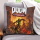 thumbnail image 1 of Doom Eternal Fundas de almohada de terciopelo con tema, regalos de funda de almohada, decoración para el hogar, cojín de lanzar, regalo de cumpleaños para fans y parejas.61*61cm., 1 of 6