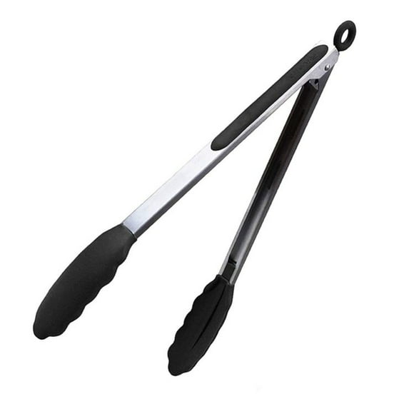 Pinza Acero Inox C/Punta Silicona 30 Cm.