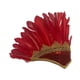 thumbnail image 1 of Tocado De Plumas Sombrero Indio Jefe Para Puesta En Escena Festival De Disfraces Rojo, 1 of 2