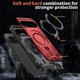 thumbnail image 4 of Para Google Pixel 10 / Pixel 10 Pro Funda con Soporte de Anillo en O Magnético Invisible, Funda de Teléfono a Prueba de Golpes, Rojo, 4 of 6