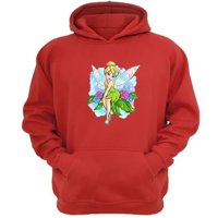 Genérico - Polerón Canguro Campanita Rojo Talla S Unisex