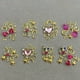 thumbnail image 1 of 3D Nail Charms For Acrylic Nails Crystal Heart Nail Rhinestones Star Moon Alloy Nail Art Charms Colorful Nail Gems Nail Decorations For Nail Art Rhinestones, 1 of 3