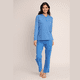 thumbnail image 1 of Pijama algodón liso tela melange abotonado 261516 - XL, 1 of 2