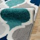 thumbnail image 3 of Alfombra Florida Azul 240x305, 3 of 5