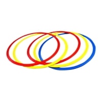 Magideal - Anillos De Entrenamiento De Agilidad, Equipo De Fitness Resistente, Juego De Anillos De Entrenamiento De Fútbol, Aros Para Saltar, Portátil Al Aire , 30Cm 5 Piezas