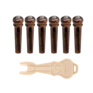 Bothyi - 6 Piezas De Pasadores De Puente, Accesorios Portátiles, Repuesto, Pasadores De Puente De Guitarra