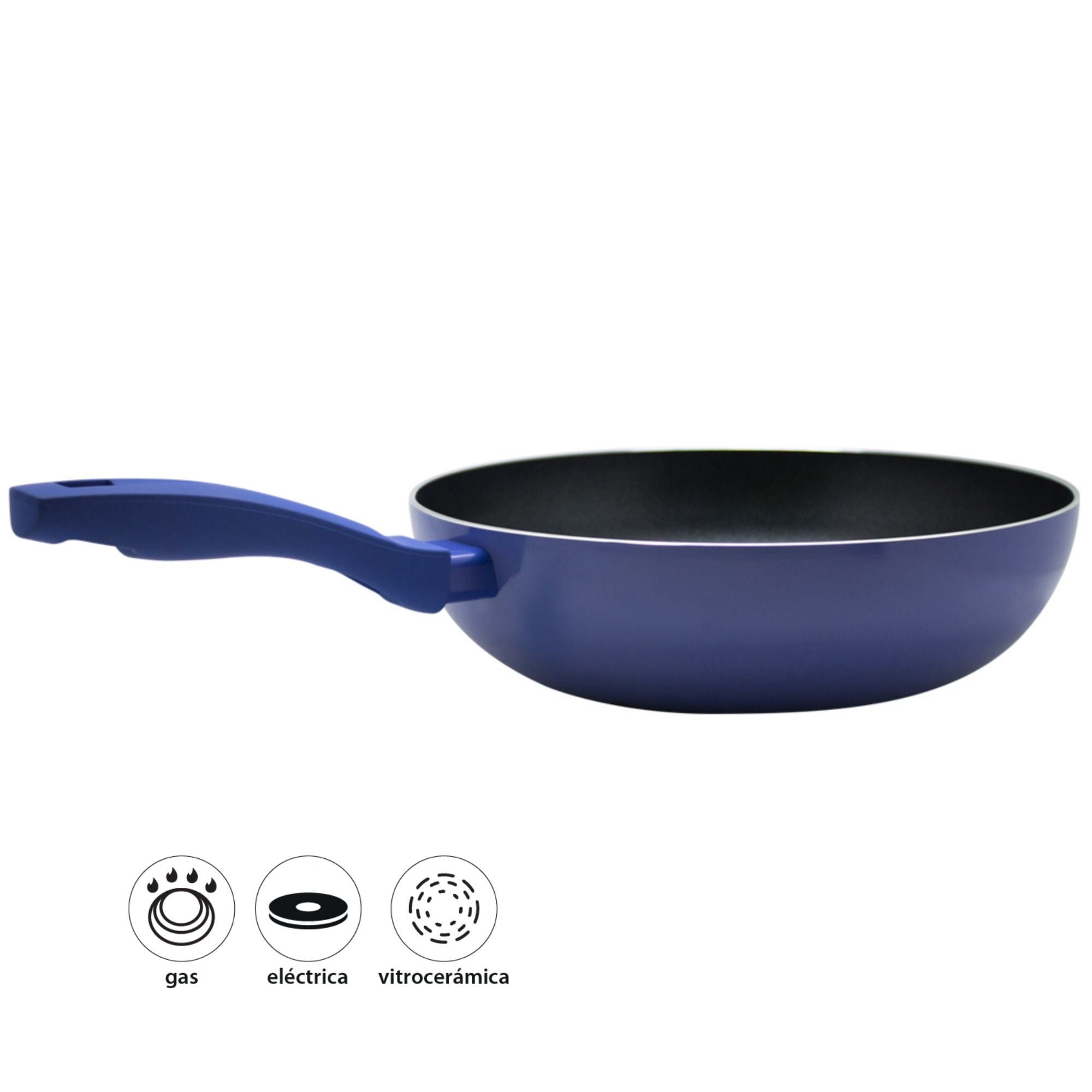 Keep - Wok 28 Cm Titanium Pro Aluminio Prensado 1 Pieza Surtido