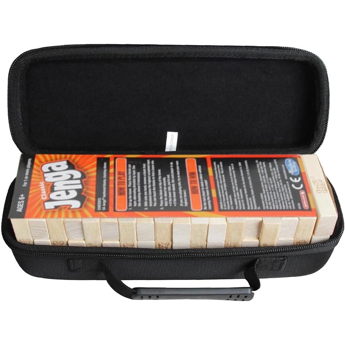 Estuche Rígido Adada Para Jenga Hasbro Eva Negro