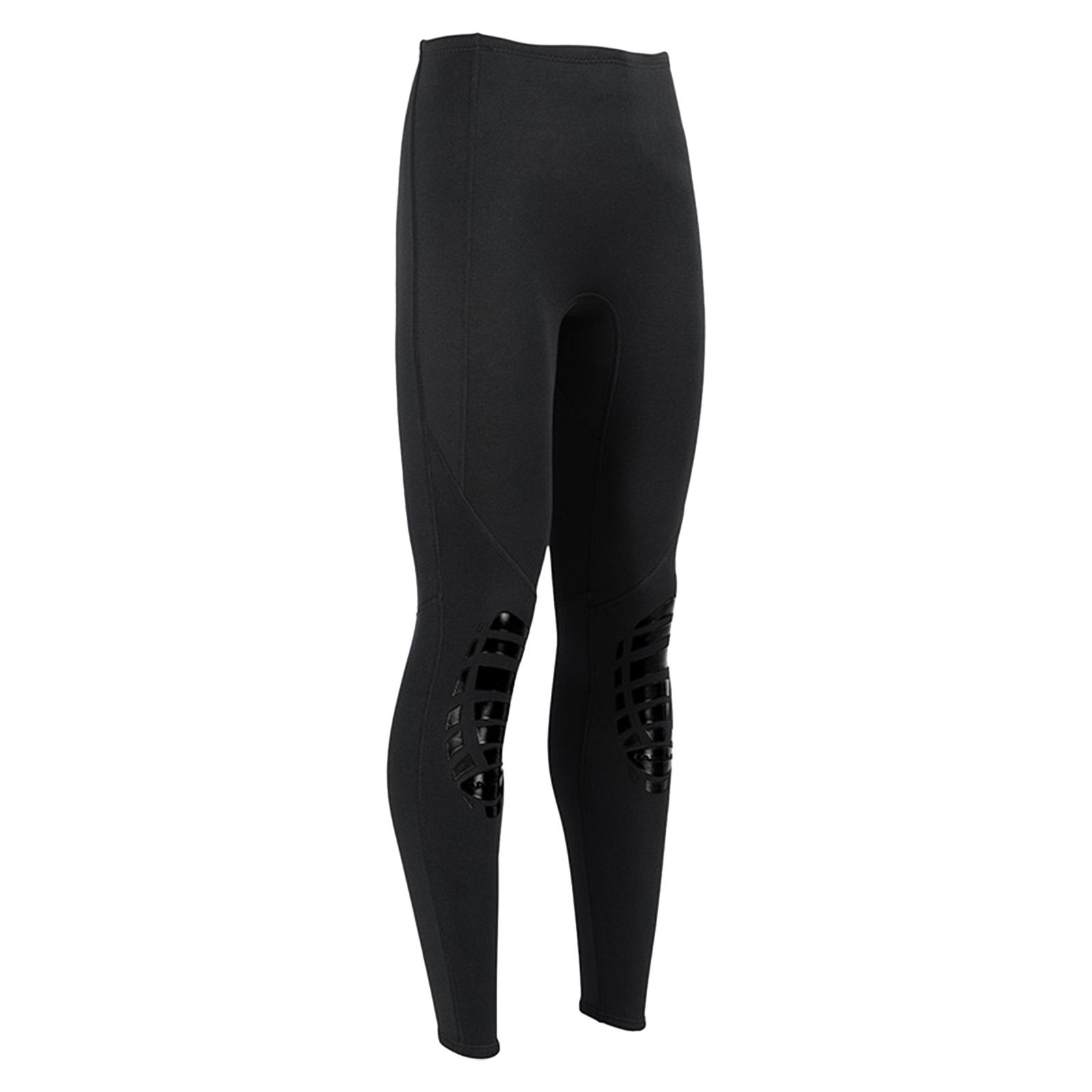 Ioensy - Pantalones De Traje De Neopreno Medias Protección Solar Pantalones De Buceo Para Buceo Kayak Canoa M Mujer Negro