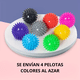 thumbnail image 3 of Pack 4 Pelotas Erizo Para Masajes 9 cm Rehabilitación Sensorial, 3 of 4