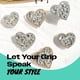 thumbnail image 3 of Soporte Celular On The Grip Corazón Rhinestone Plegable, 3 of 3